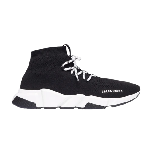 Balenciaga Speed Lace Up Trainer 'Black White'