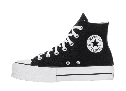 Converse Chuck Taylor All Star Hi Platform Black White (Women's)