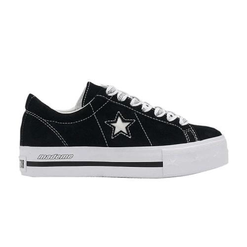 Converse MadeMe x One Star Platform Low 'Black' (Women's)