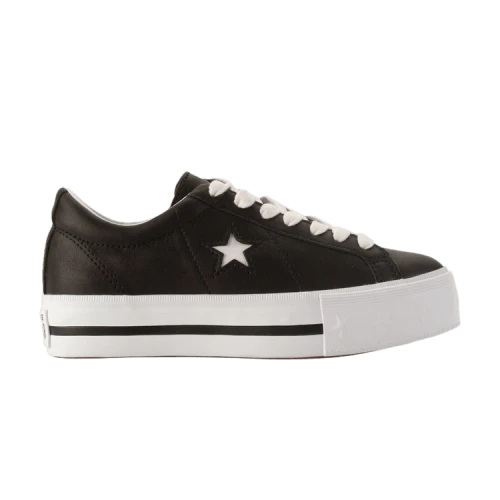 Converse One Star Platform Low 'Black White' (Women's)