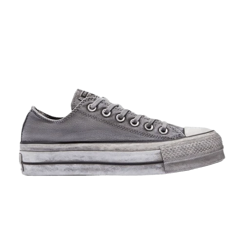 Converse Chuck Taylor All Star Lift Platform Low 'Smoked Canvas - Grey' (Women's)