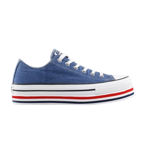 Converse Chuck Taylor All Star Platform Layer Low 'Mason Blue' (Women's)