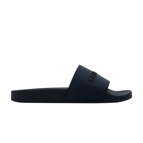 Balenciaga Pool Slides 'Dark Blue Black'