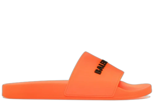 Balenciaga Logo Slide Fluo Orange