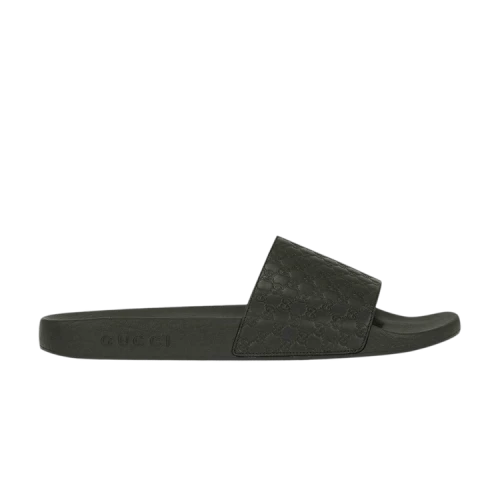 Gucci MicroGuccissima Slide 'Black' (Women's)