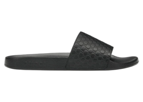Gucci Microguccissima Slide Black (Women's)