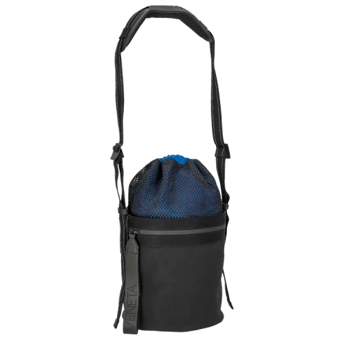 Bottega Veneta Nylon Bucket Bag Blue Multi
