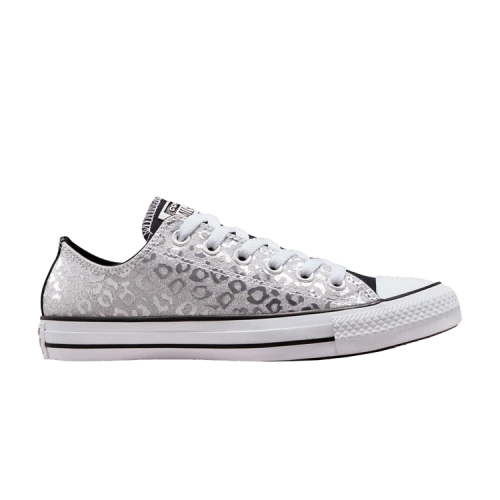 Converse Chuck Taylor All Star Low 'Glitter Leopard Spots - Silver' (Women's)
