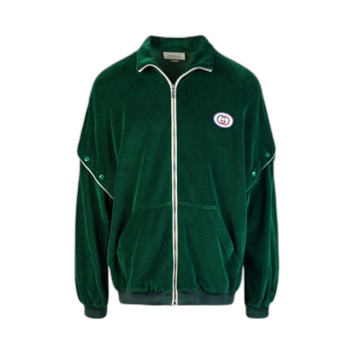 Gucci Velvet Track Jacket 'Green'