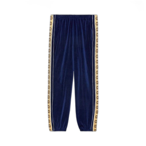 Gucci Chenille Loose Jogging Pant 'Dark Blue'