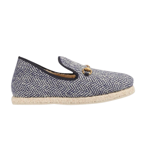 Gucci Herringbone Loafer Espadrilles 'Herringbone Tweed'