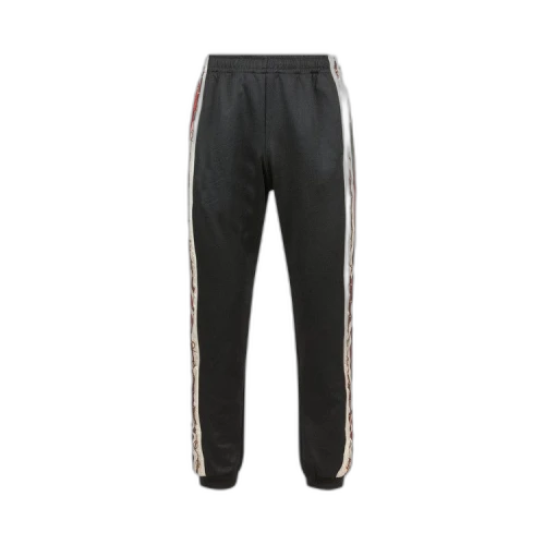 Gucci GG Jacquard Side-Stripe Technical Track Pants 'Black'