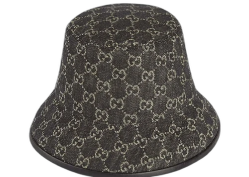 Gucci GG Denim Bucket Hat Black