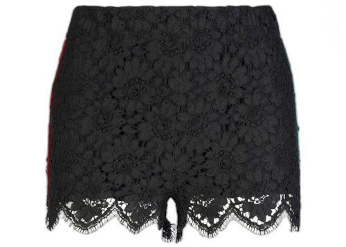 Gucci Flower Leaf Shorts Black