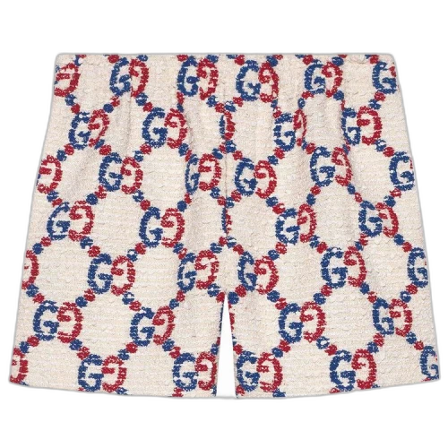 Gucci GG Sylvie Tweed Shorts 'Milk'