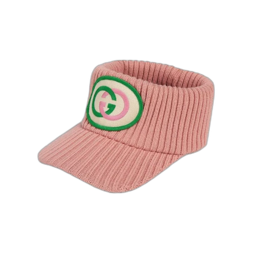 Gucci Logo Wool Visor 'Pink'