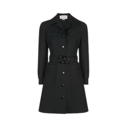 Gucci GG Belted Dress 'Black'