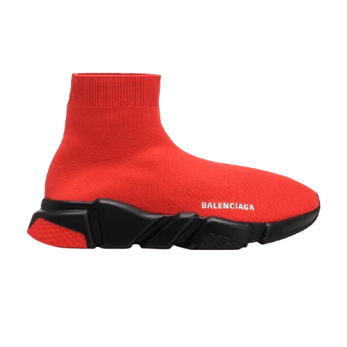 Balenciaga Speed Knit Trainer 'Red Black'