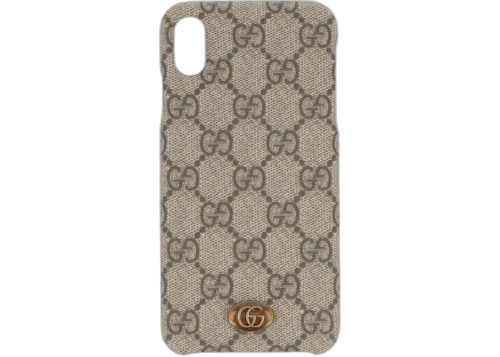 Gucci Women's GG Supreme Ophidia iPhone XS Max Case Beige/Ebony