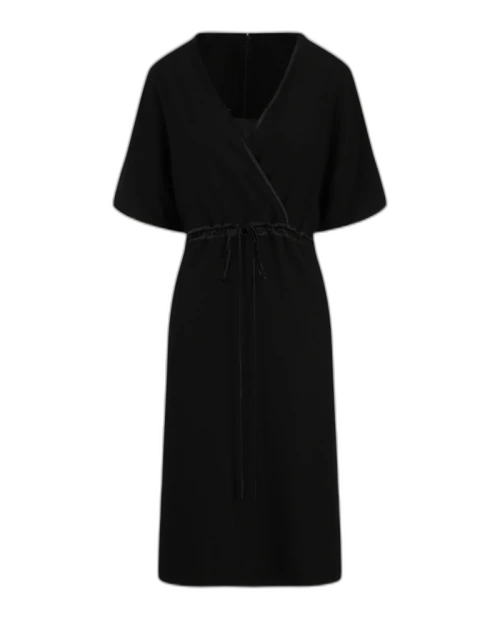 Gucci Silk Blend Dress Black