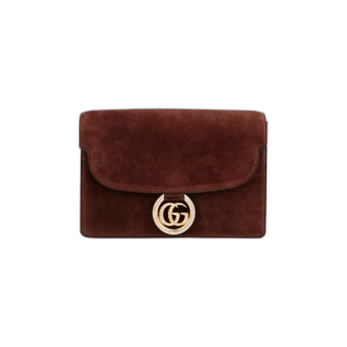 Gucci GG Ring Small Shoulder Bag 'Reflex Brown'