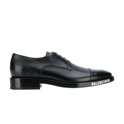 Balenciaga Logo Sole Derby 'Black'