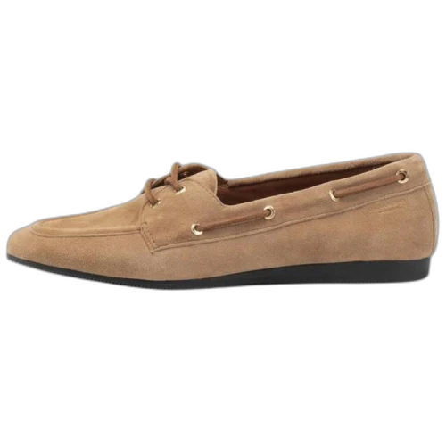 VAGABOND SHOEMAKERS HILLARY Suede Boat Shoes Women's Light Brown