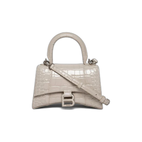 Balenciaga Hourglass XS Shoulder Bag 'Cold Beige'