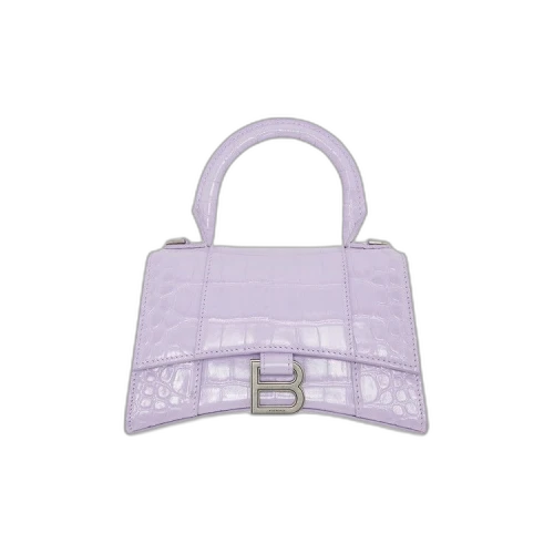 Balenciaga Hourglass Mini Shoulder Bag 'Lilac'