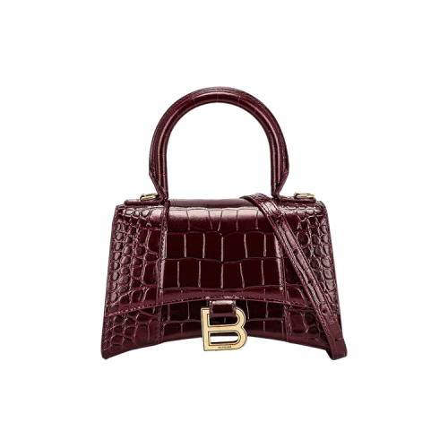 Balenciaga Hourglass XS Handbag 'Dark Red'