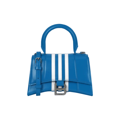 Balenciaga x adidas Hourglass Top Handle Blue White