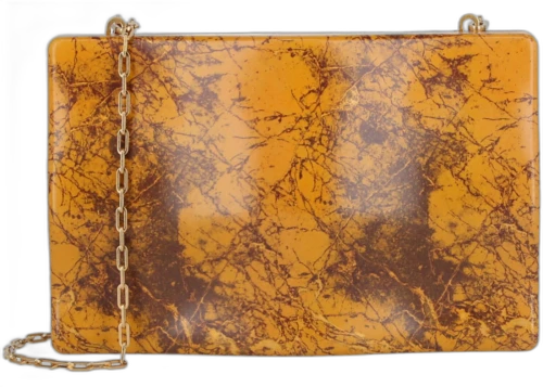 Bottega Veneta Spazzolato Leather Clutch Eggnog