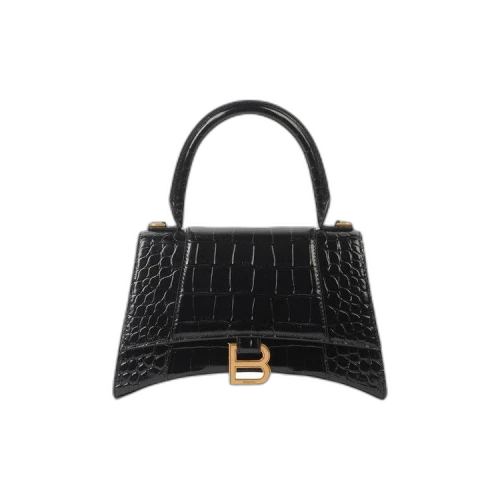Balenciaga Hourglass Small Top Handle Bag 'Black'
