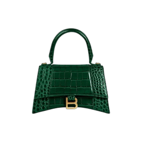 Balenciaga Small Hourlgass Top Handle Bag 'Green'
