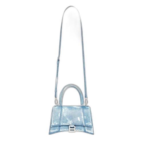 Balenciaga Denim Hourglass Small Handbag 'Indigo'