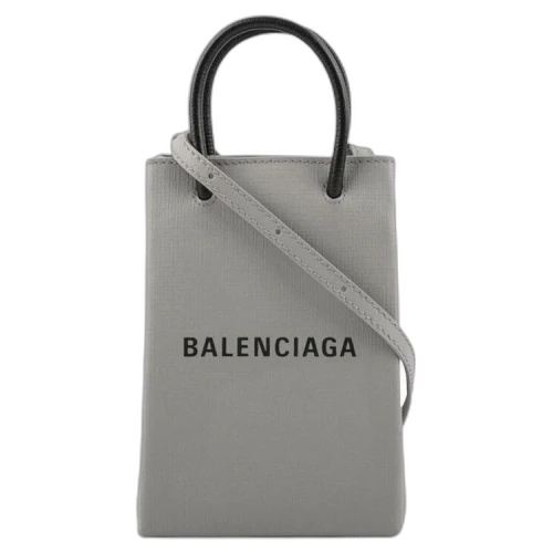 Balenciaga Shopping Phone Holder Bag 'Grey'