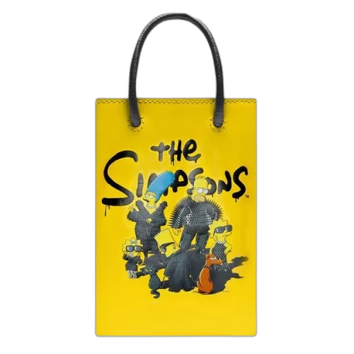 Balenciaga x The Simpsons And 20th Television Mini Shopping Bag 'Yellow'