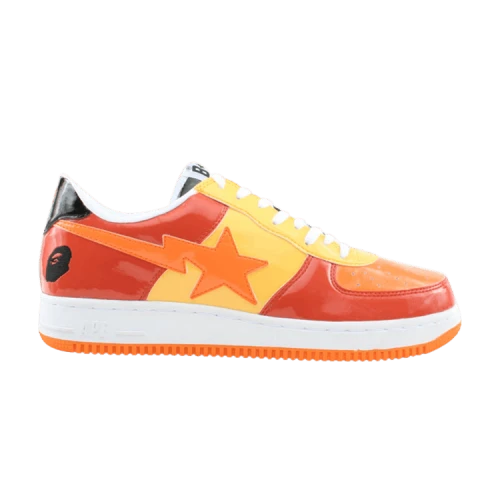 Bapesta FS-001 Low 'Red Orange Yellow'