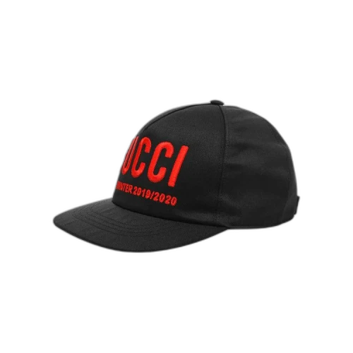 Gucci Embroidered Logo Baseball Cap 'Black'