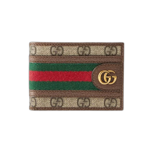 Gucci Ophidia Mini Wallet 'Brown'