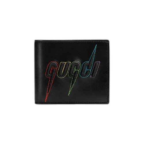 Gucci Wallet With Gucci Blade Embroidery 'Black'