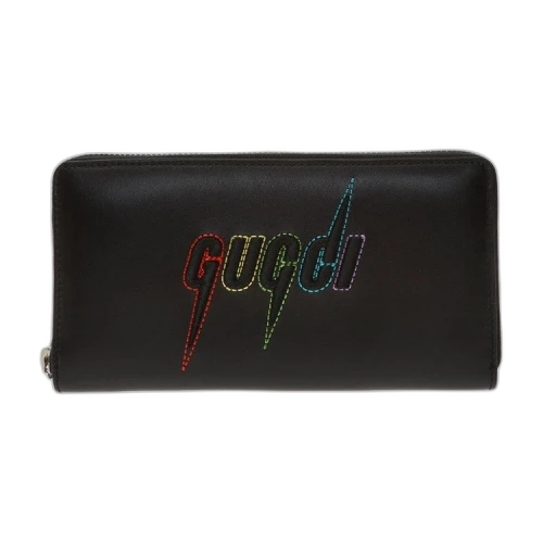 Gucci Long Logo Wallet 'Black'