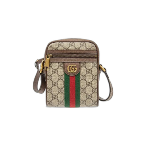 Gucci GG Supreme Ophidia Shoulder Bag 'Beige'