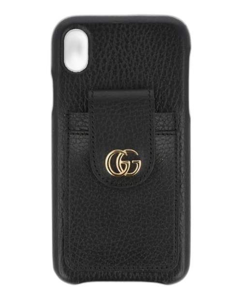 Gucci GG Marmont Leather iPhone XR Case Black