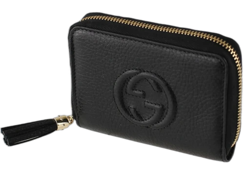 Gucci Soho Coin Purse Wallet Small Black