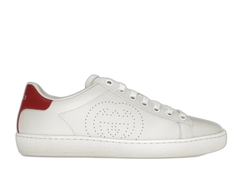 Gucci Ace Interlocking G White Red (Women's)