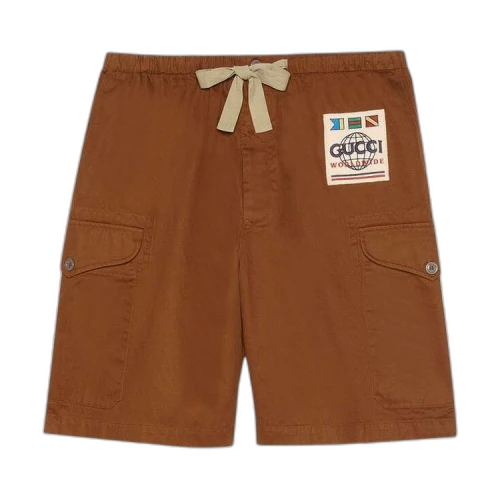 Gucci Cotton Drill Shorts 'Mars'