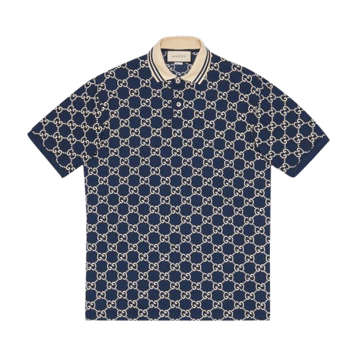 Gucci Short-Sleeve Polo 'Blue'