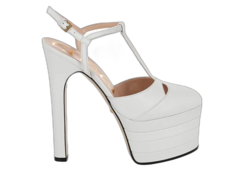 Gucci Angel Platform Pumps White (Women's)