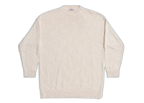 Balenciaga Oversized Crewneck Sweater White